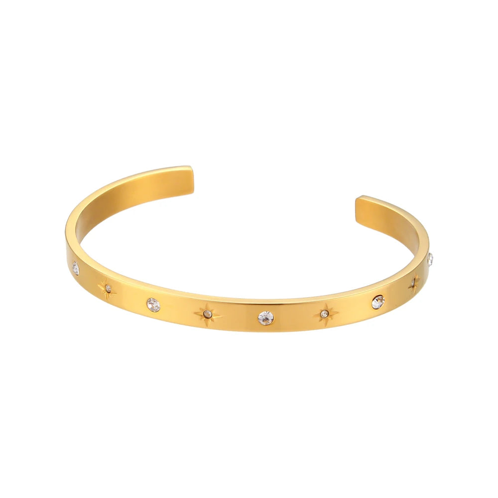 Braceletes Ajustáveis Estrelas Minimalistas