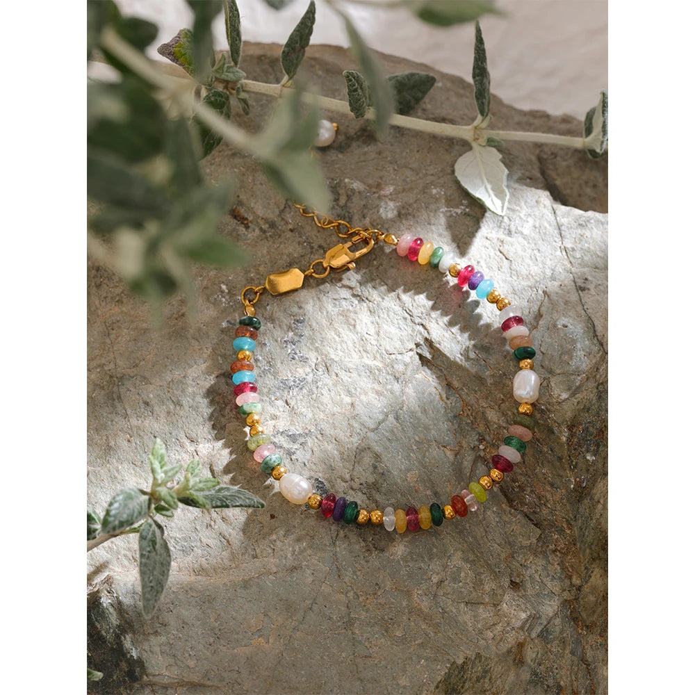 Pulseira Pedras Naturais Luxury