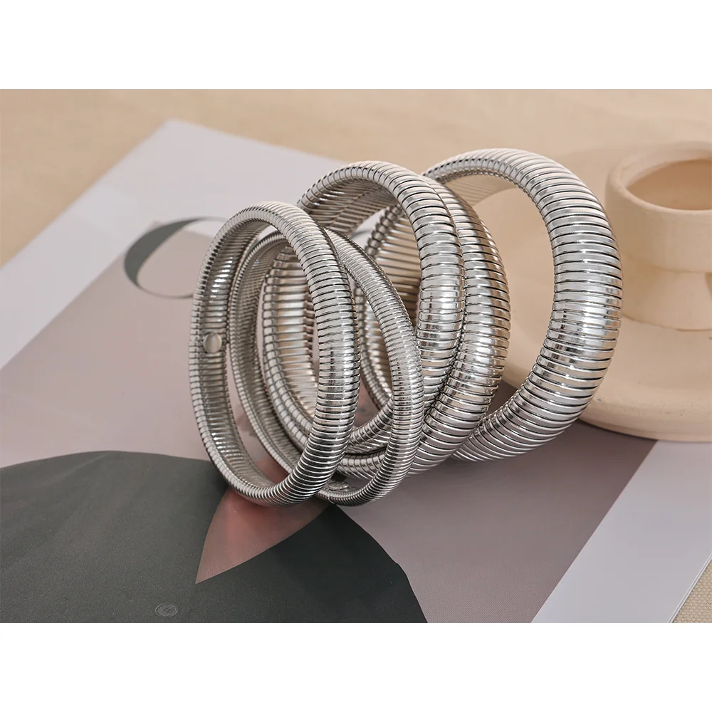 Pulseira Bracelete Elástico Design Minimalista