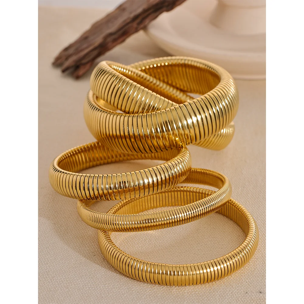 Pulseira Bracelete Elástico Design Minimalista