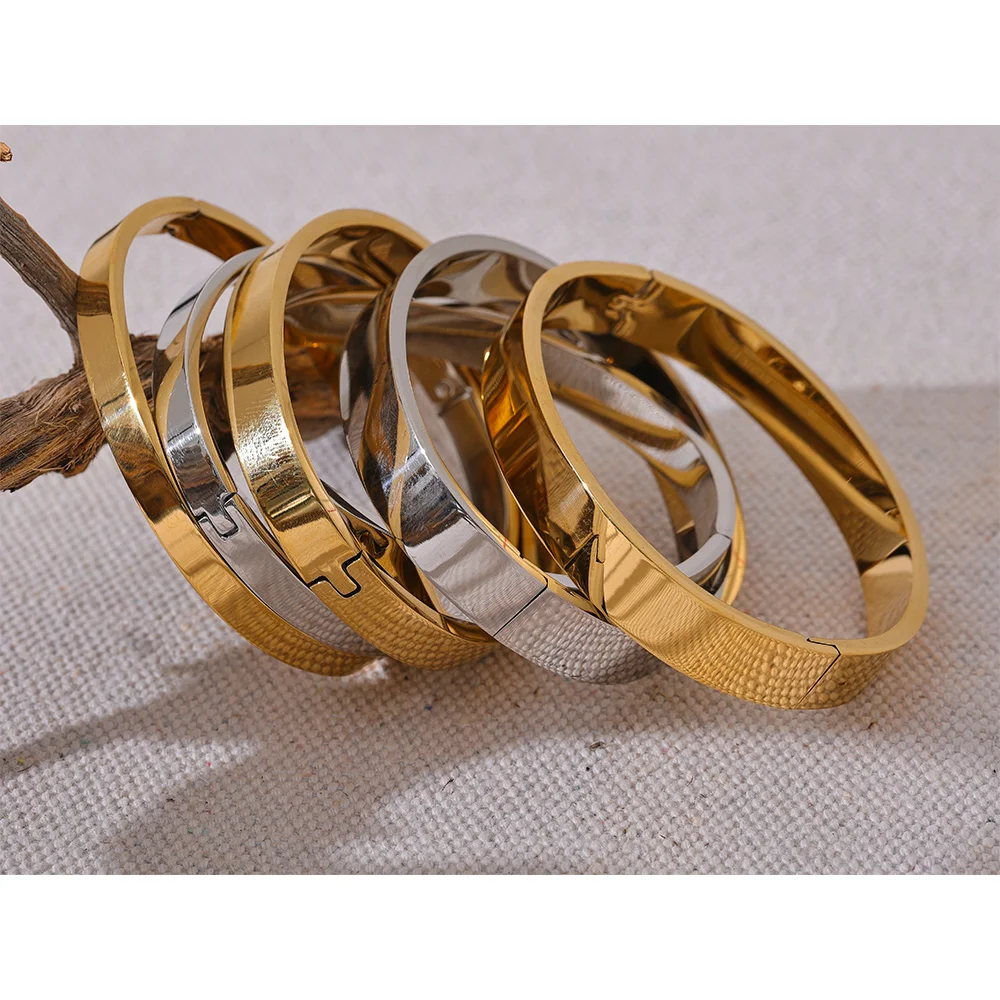 Pulseira Bracelete Liso Minimalista