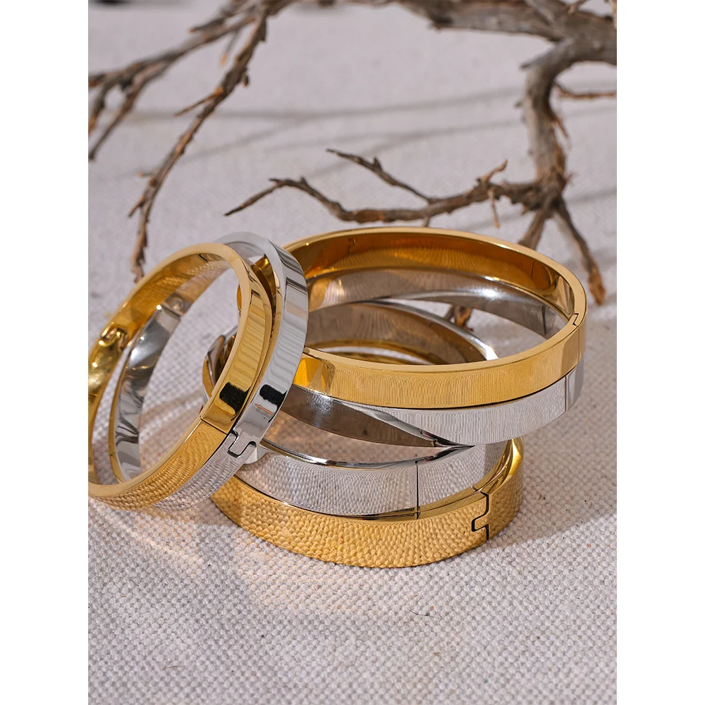 Pulseira Bracelete Liso Minimalista