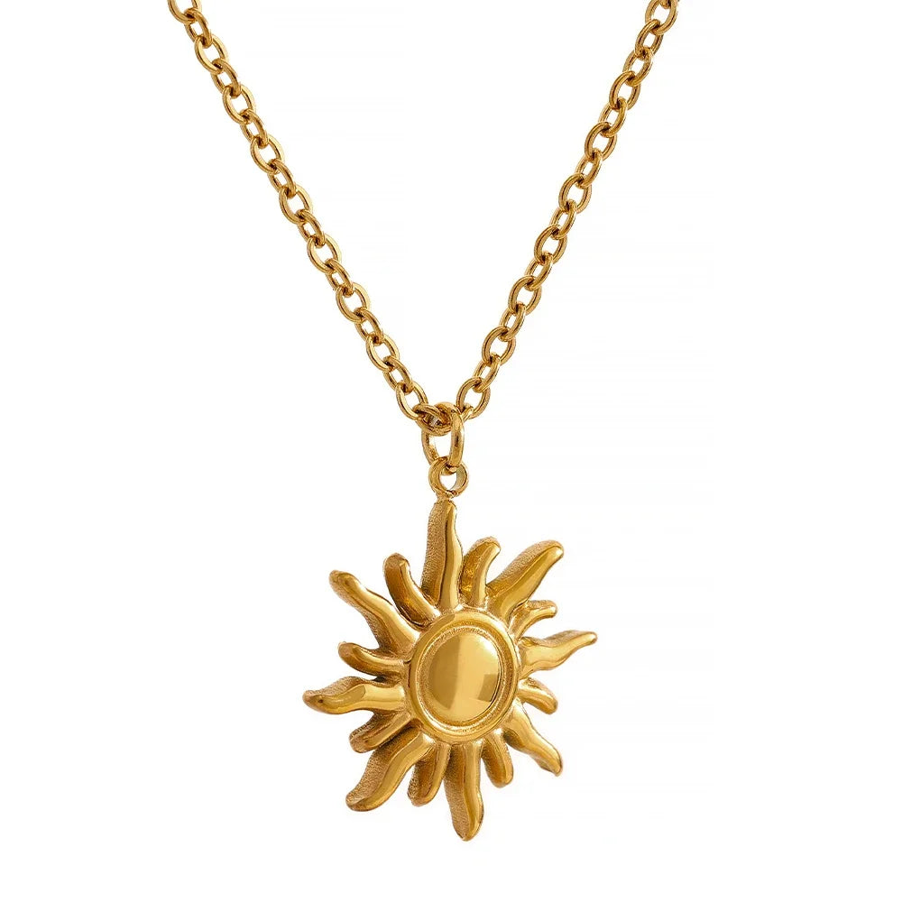 Colar Pendente Sol Ancestral