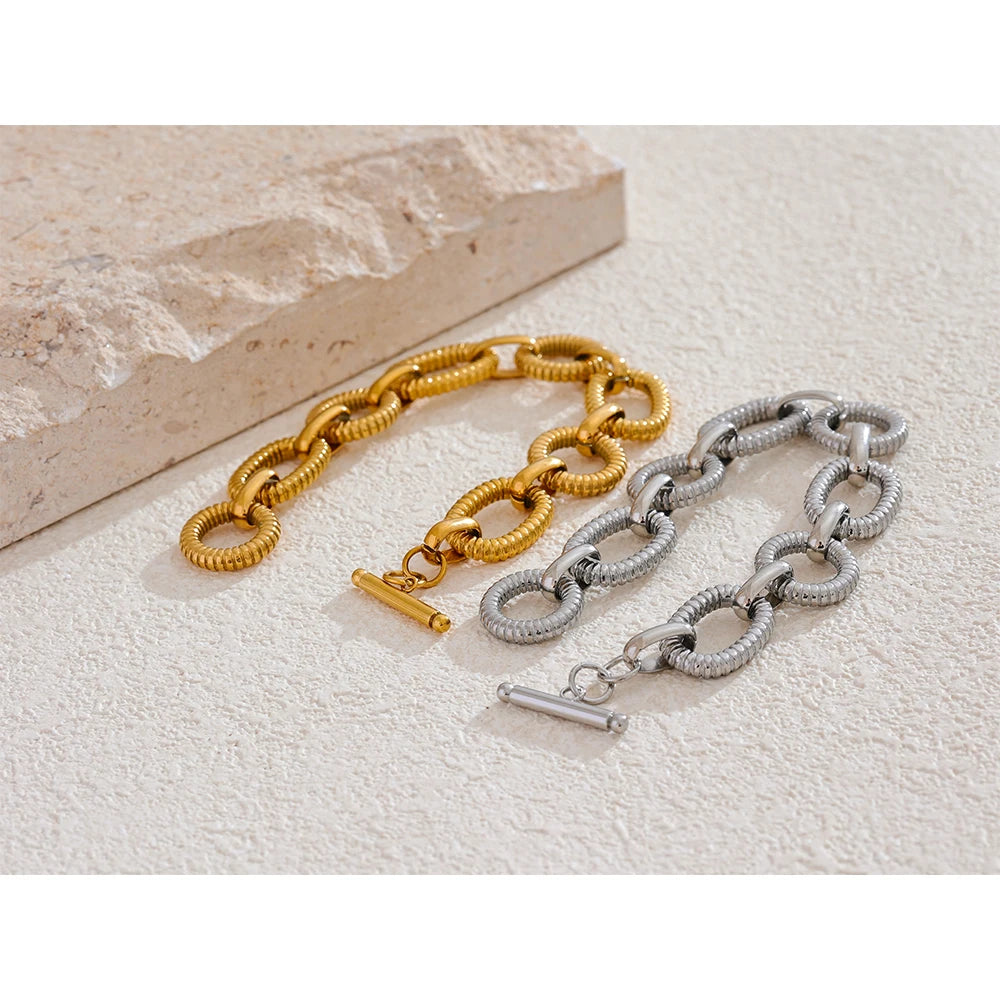 Pulseira Corrente Oval Grande