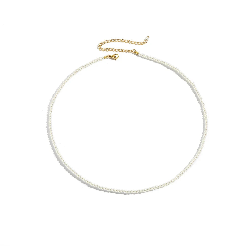 Colar Multi Perolado Minimalista