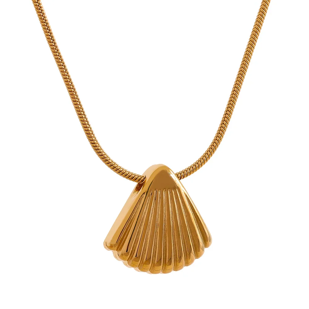 Colar Concha em Ouro 18k