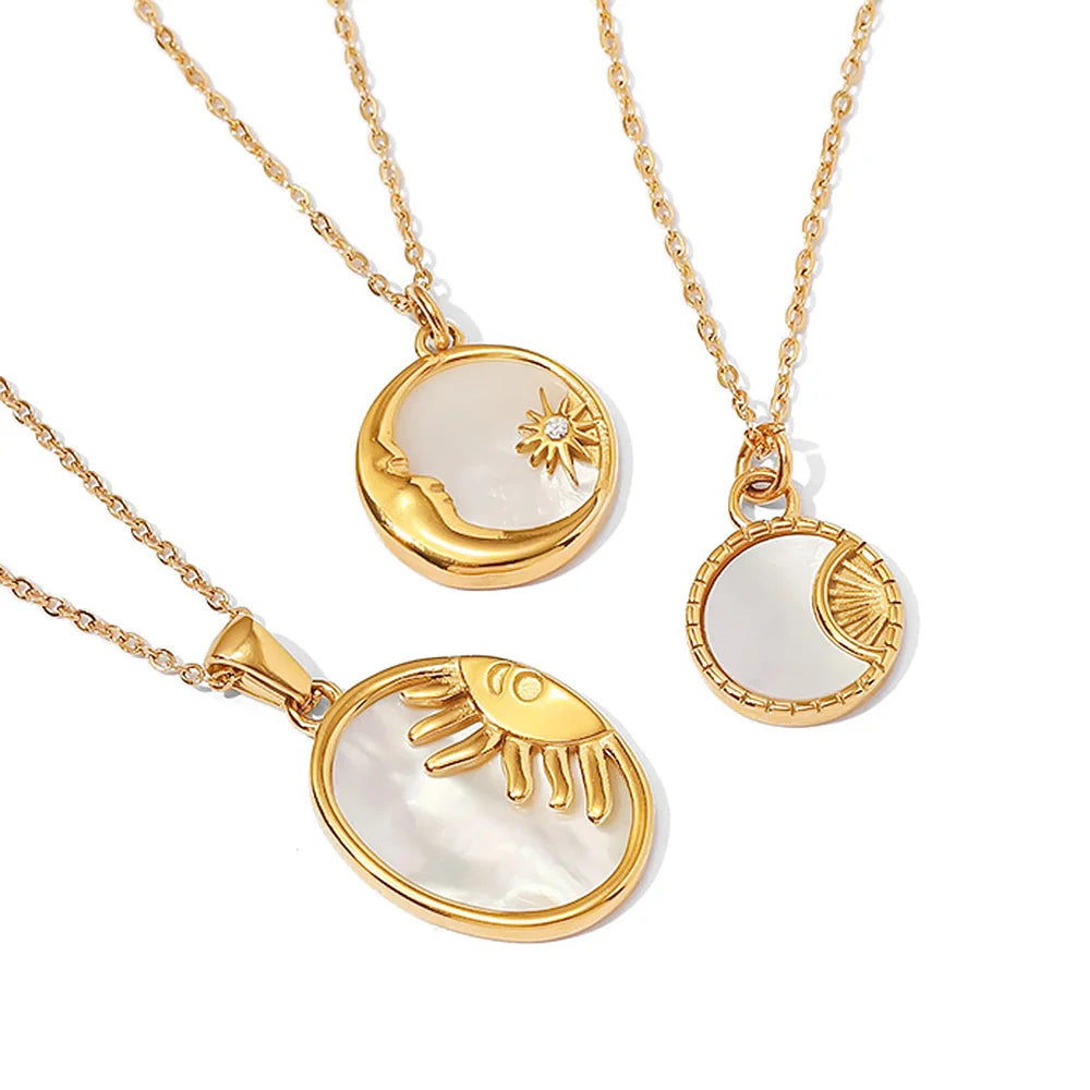 Colares Astros Celestes Ouro 18k