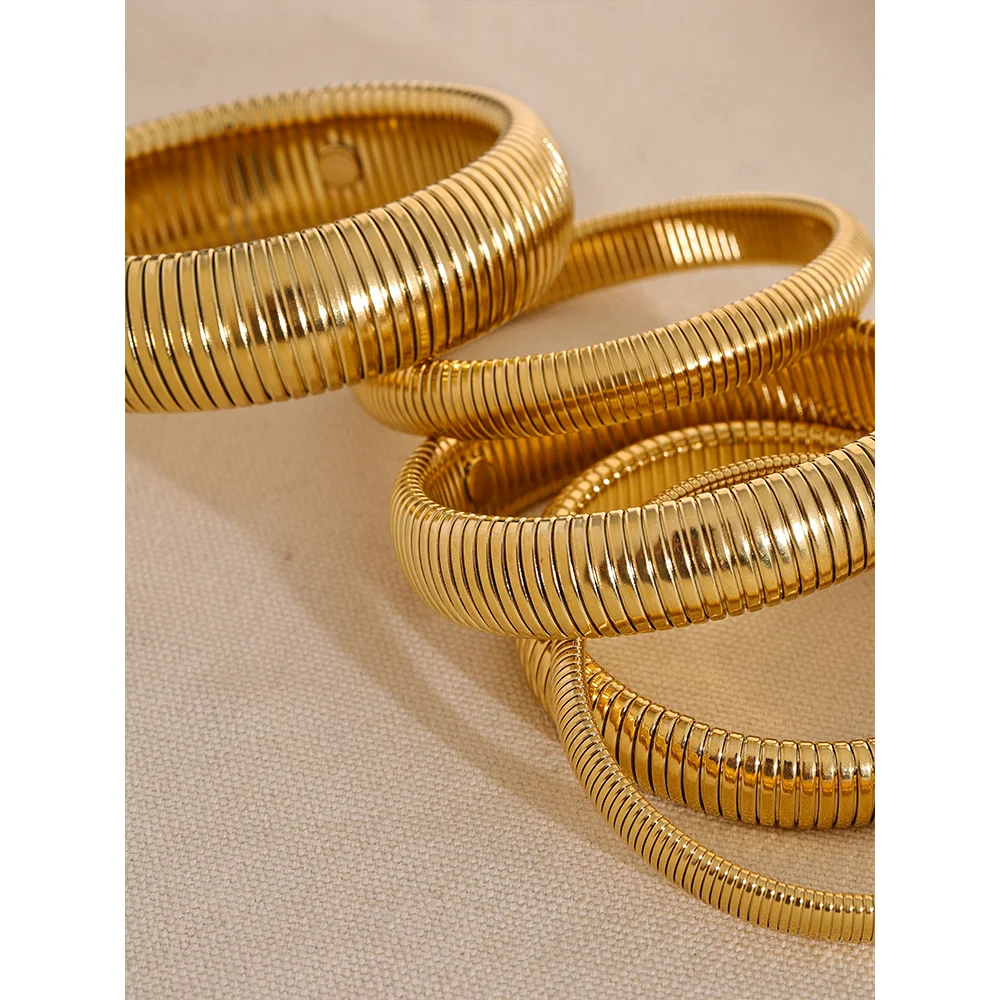 Pulseira Bracelete Elástico Design Minimalista