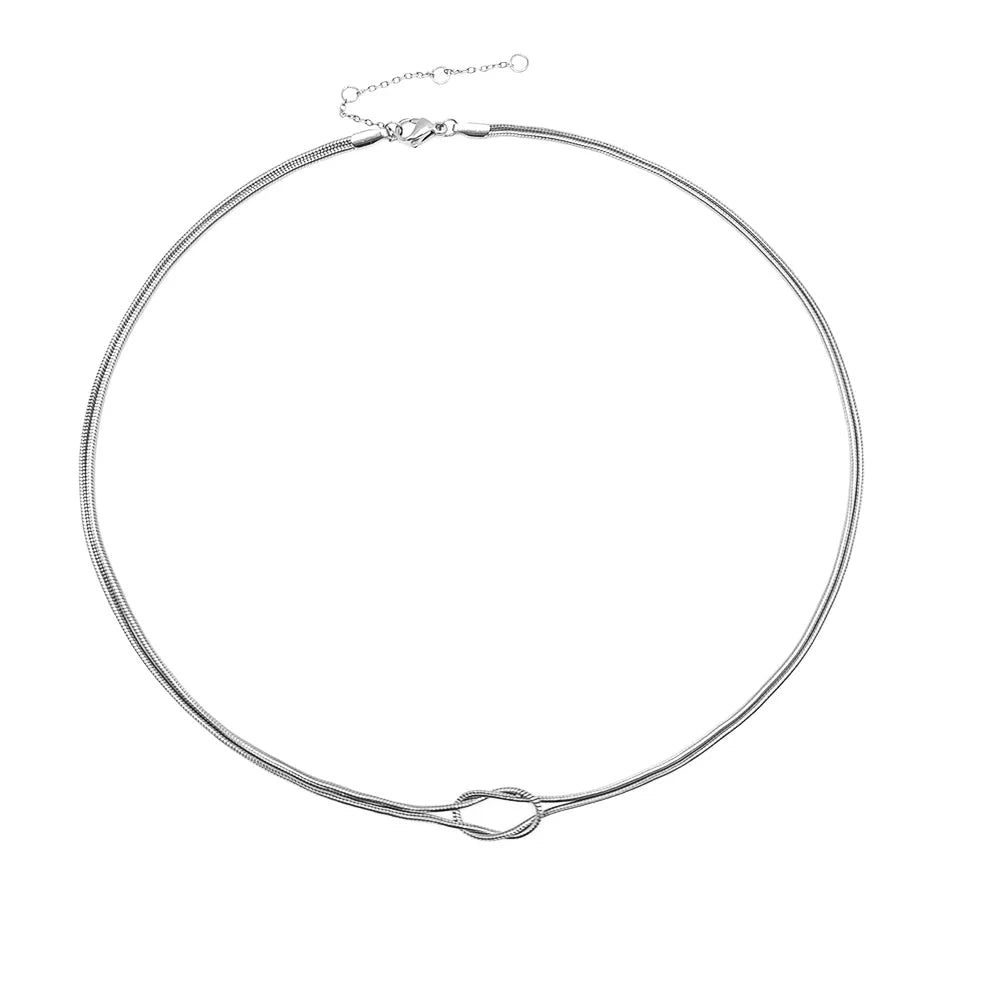 Colar Minimalista Nó