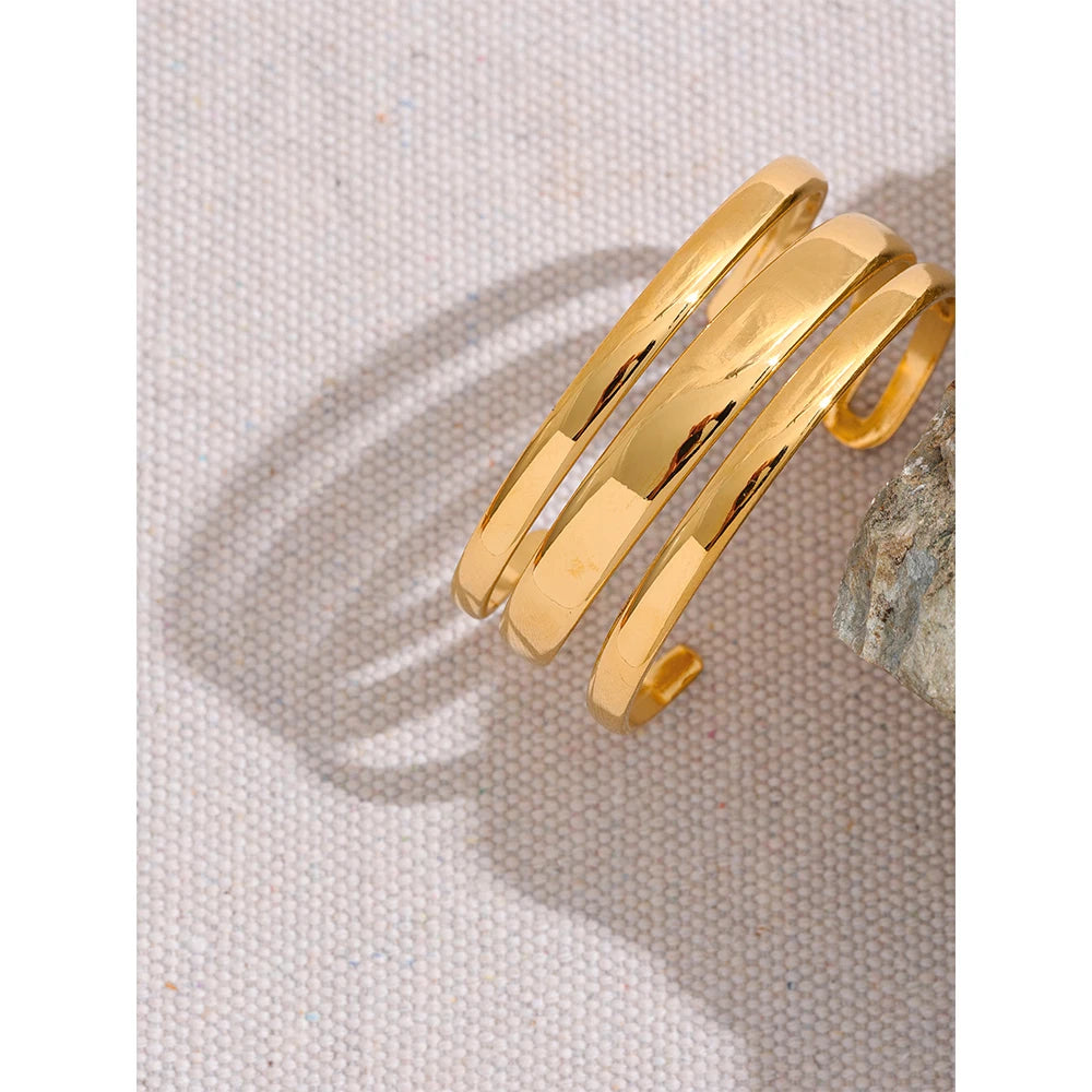 Bracelete Triplo Estilizado Minimalista