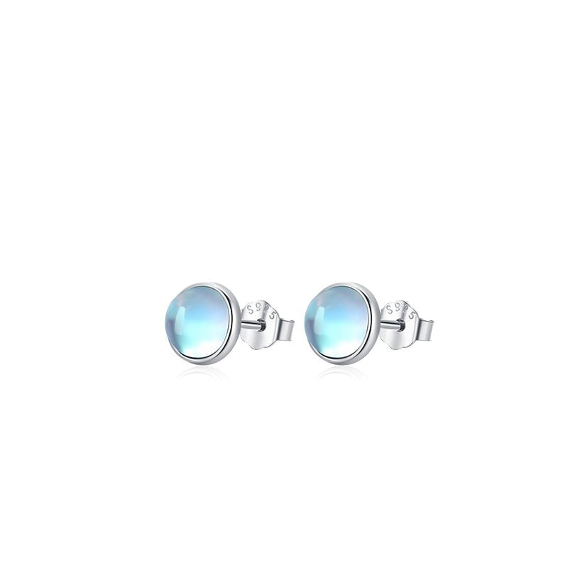 Brinco Moonstone em Prata 925
