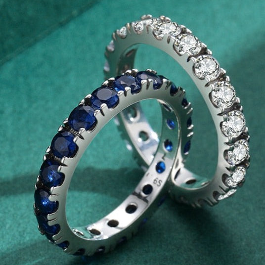 Anel Luxury Zircônia Cúbica em Prata 925