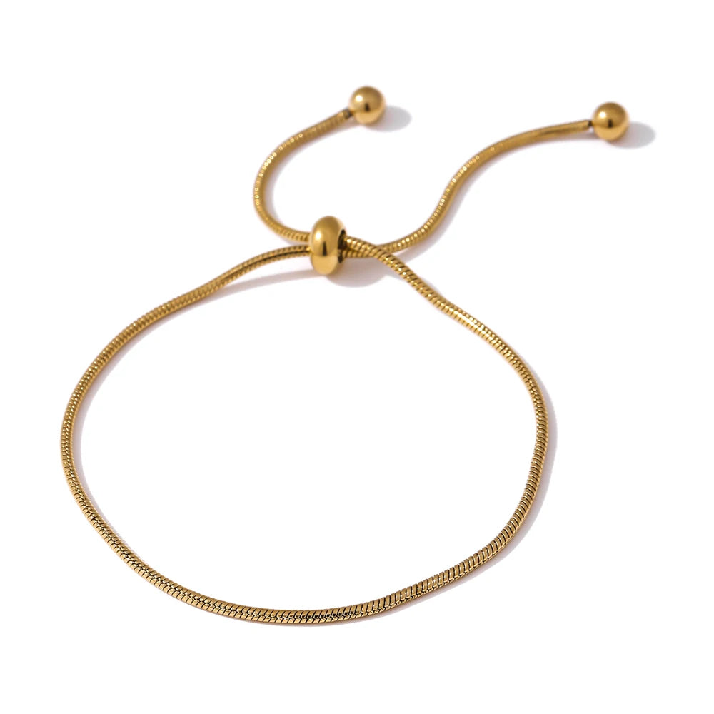 Pulseira Ajustável Minimalista Cilíndrica