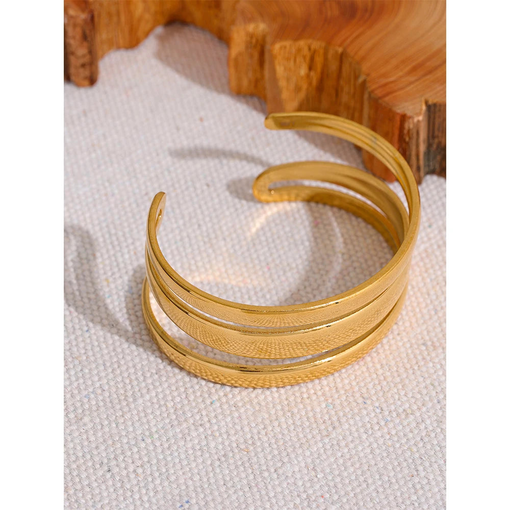 Bracelete Triplo Estilizado Minimalista