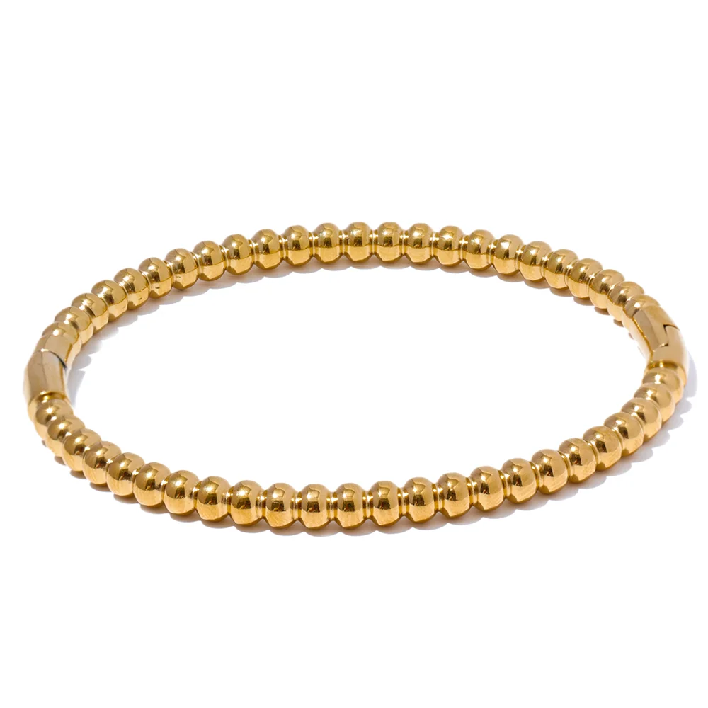 Pulseira Bracelete Esferas Polidas