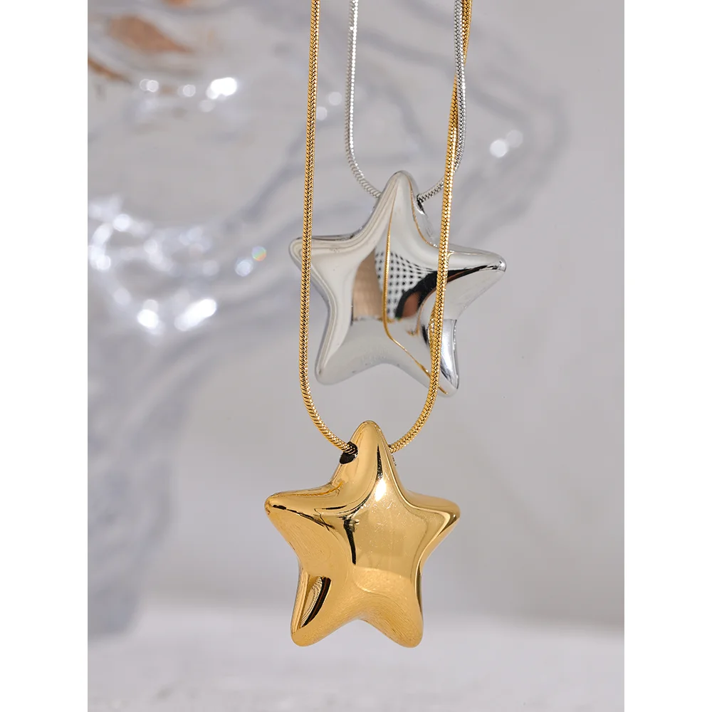 Colar Estrela Minimalista em Ouro 18k