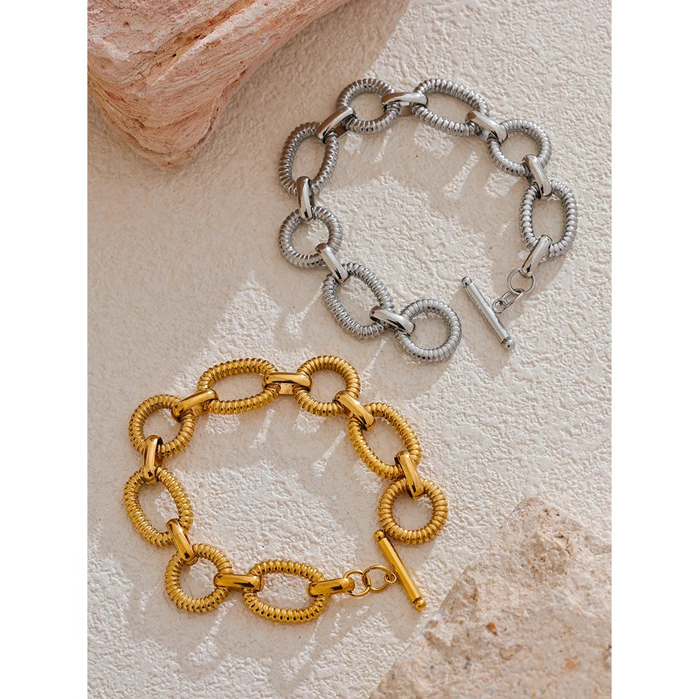 Pulseira Corrente Oval Grande