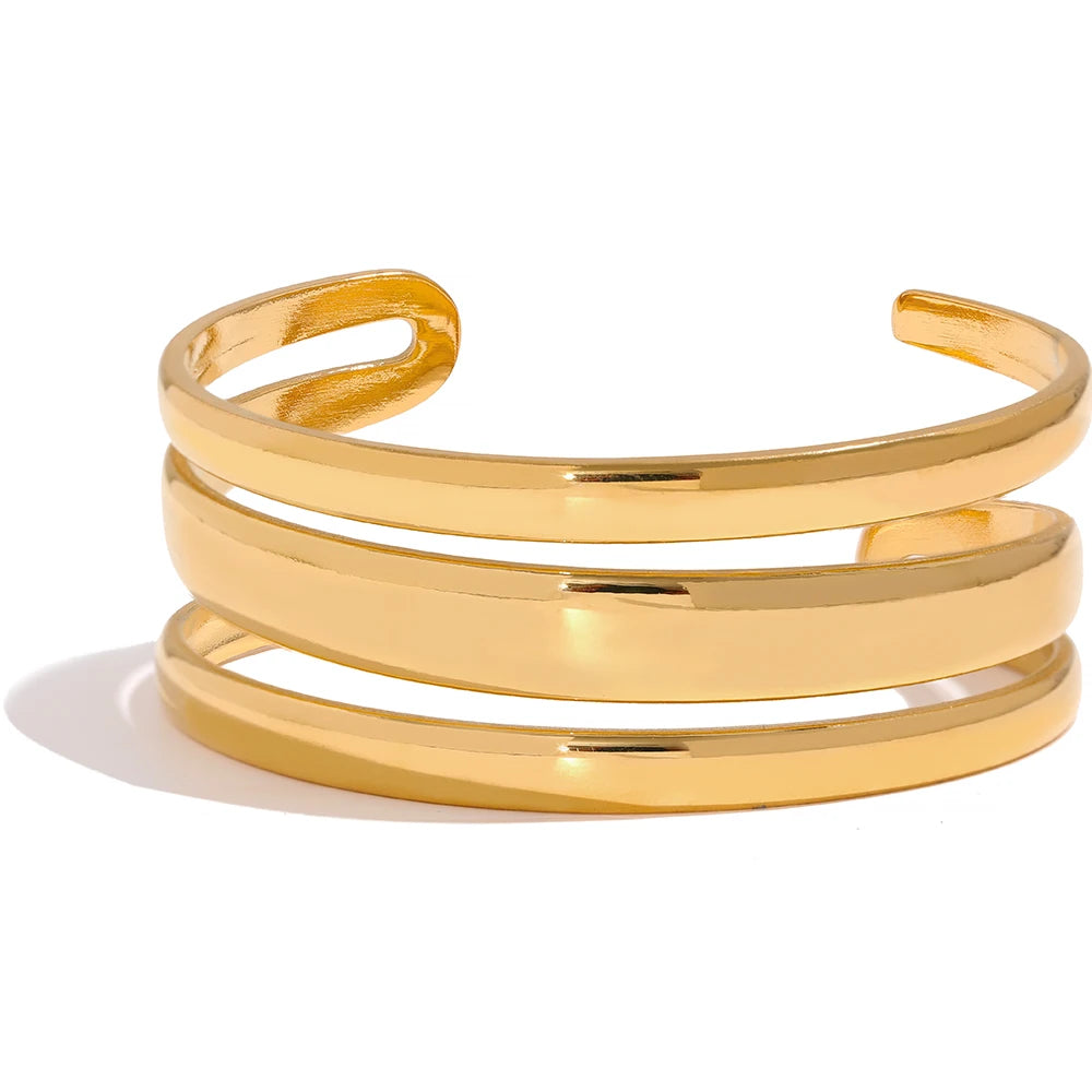 Bracelete Triplo Estilizado Minimalista