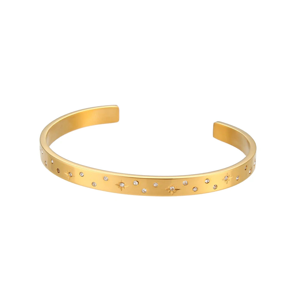 Braceletes Ajustáveis Estrelas Minimalistas