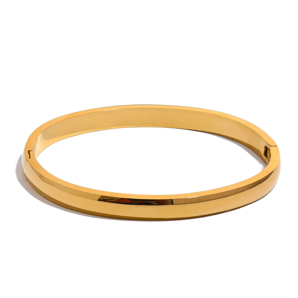 Bracelete Minimalista Acabamento Reto