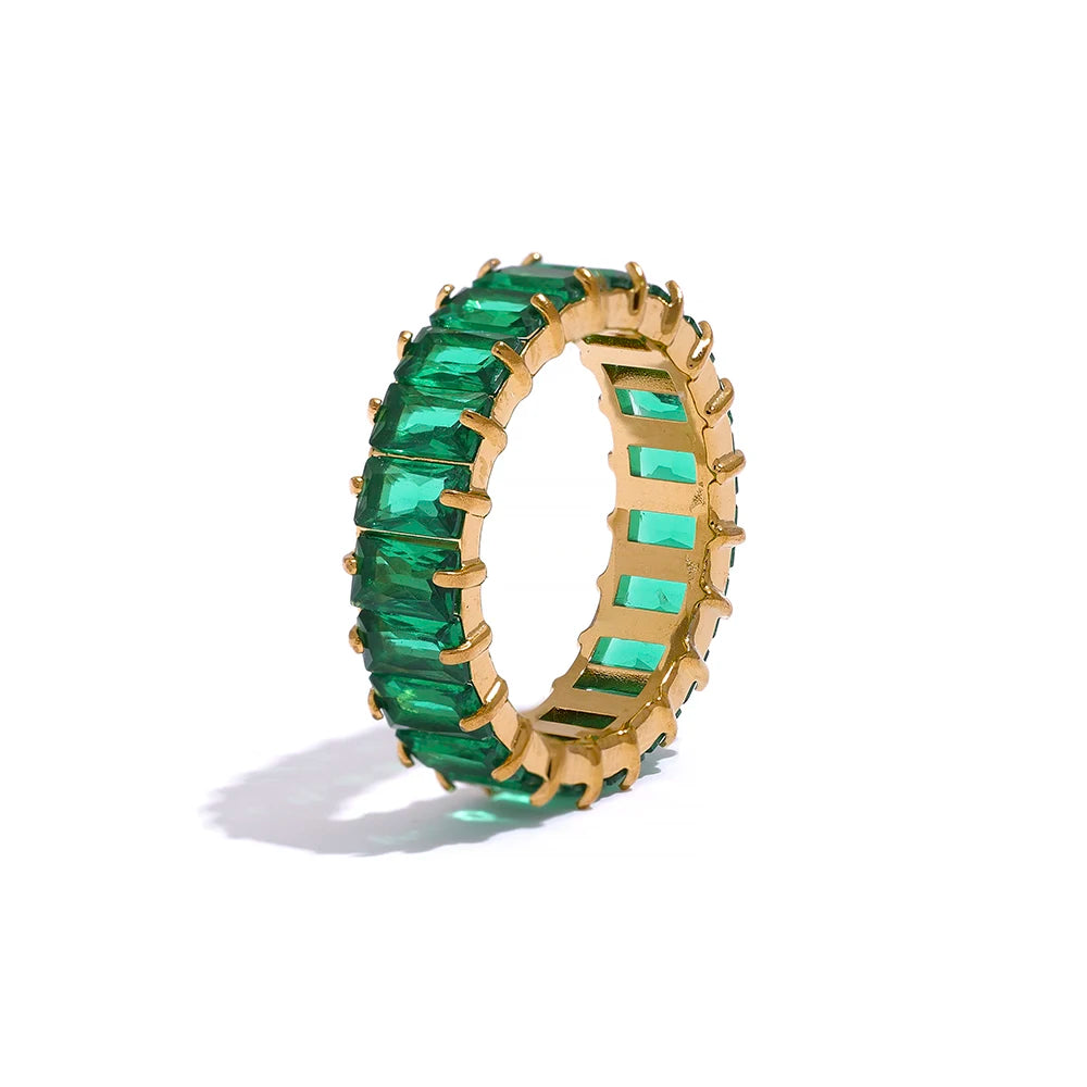 Anel Cravejado Zirconia Cubica