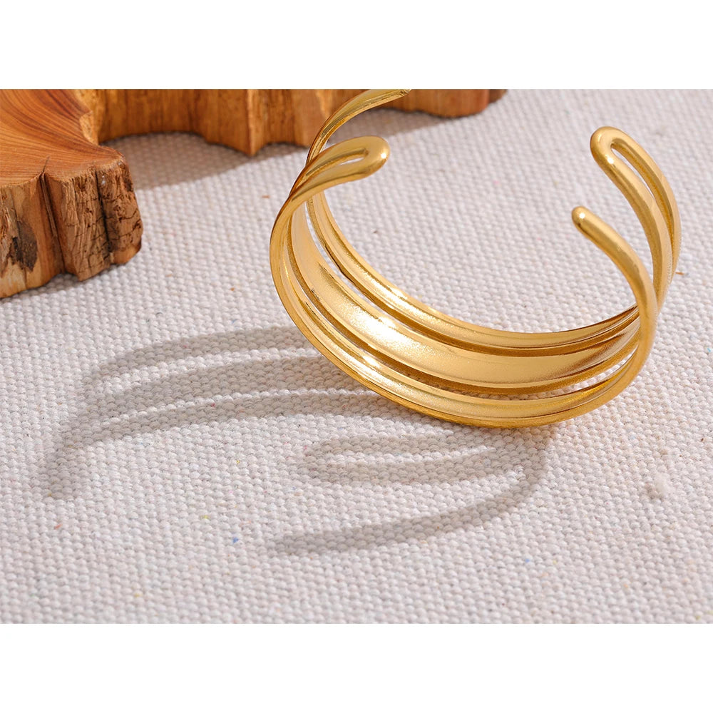 Bracelete Triplo Estilizado Minimalista