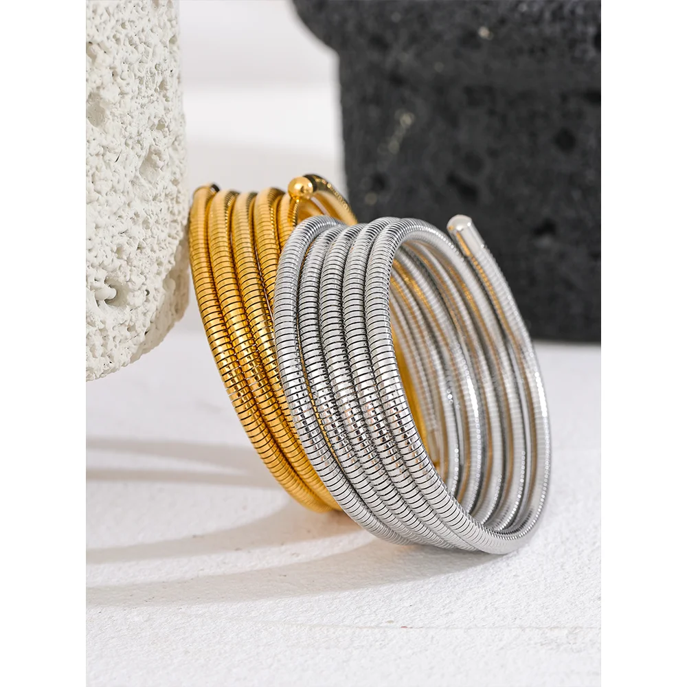 Pulseira Fio Em Camadas Ouro 18k
