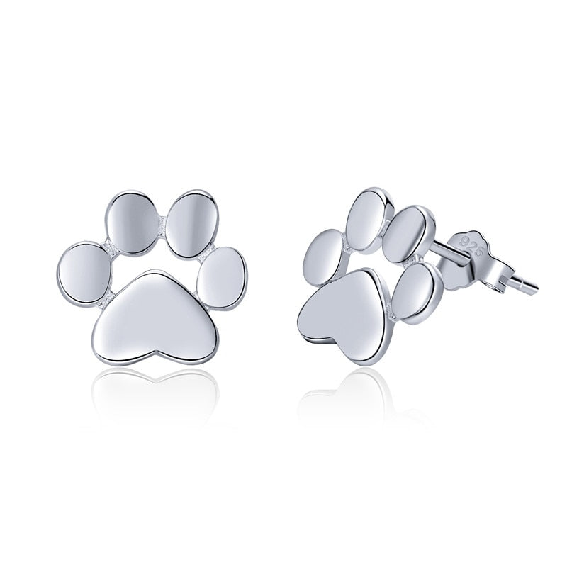 Brinco Patinhas Dog em Prata 925