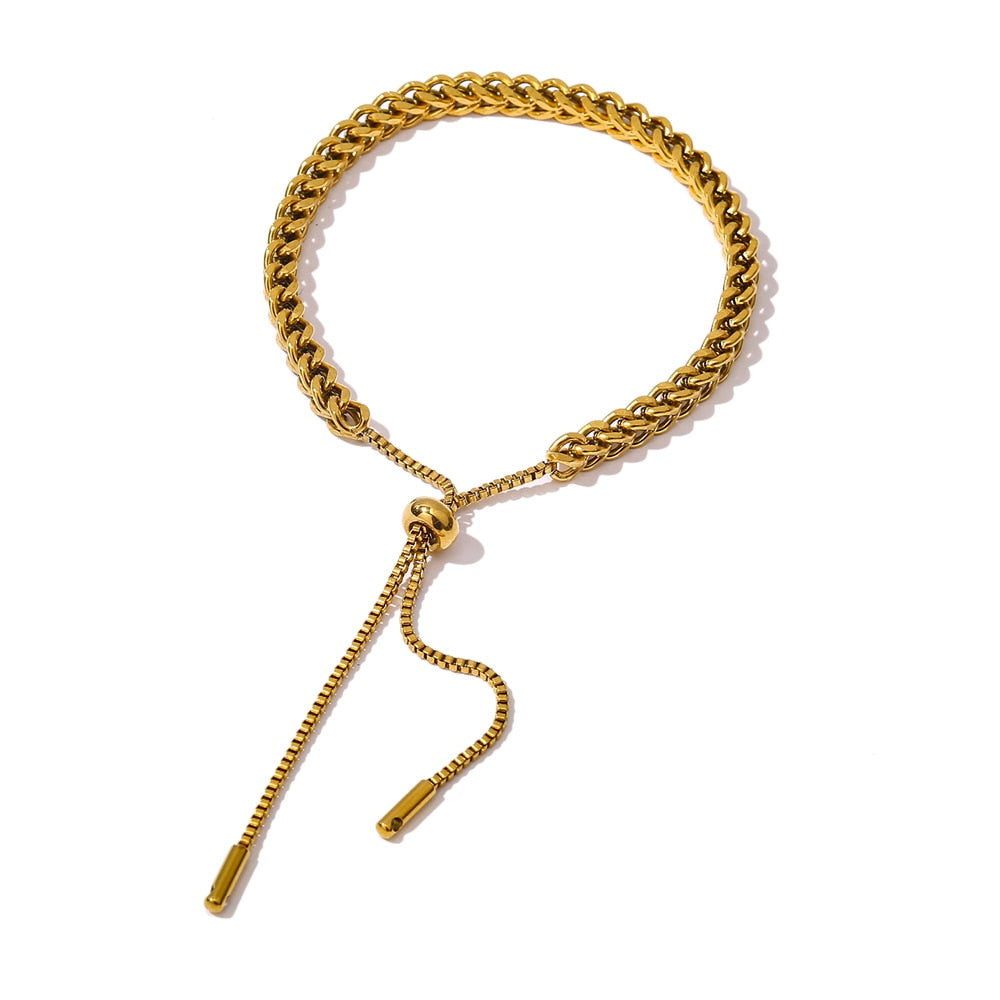 Pulseira Ajustável Corrente Classe