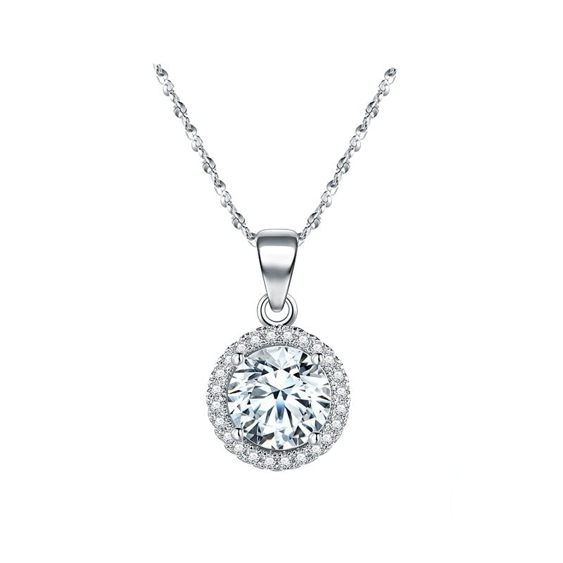 Colar Luxury Redondo Zircônia em Prata 925